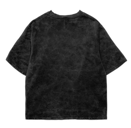 REVENGE | Acid Wash Oversized Tee