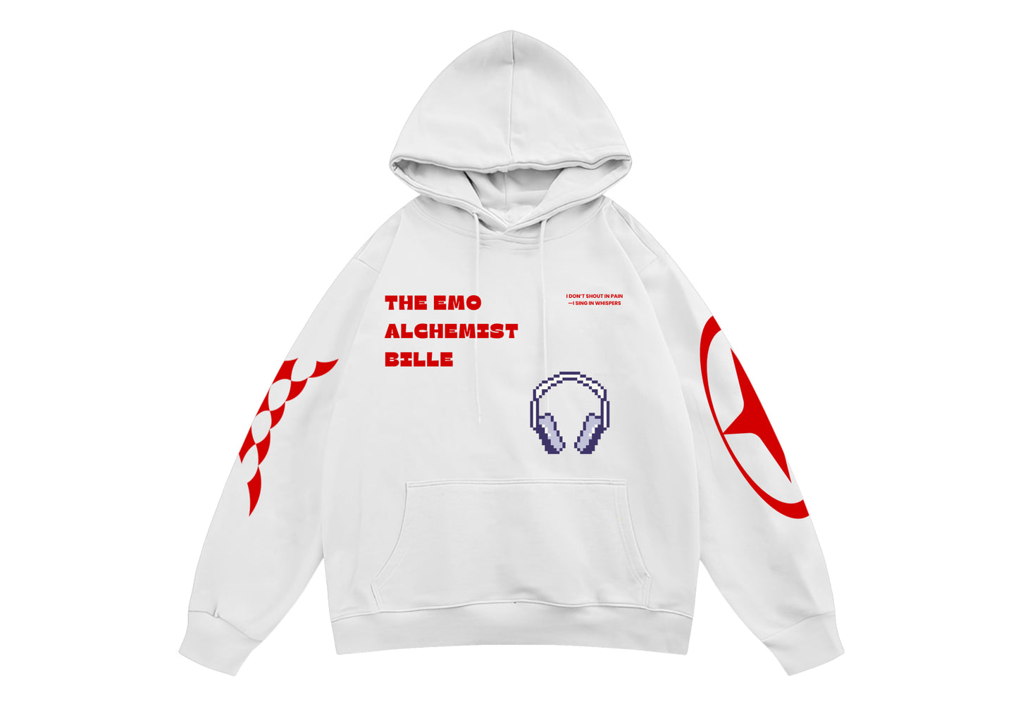 Billie Eilish White Oversized Hoodie