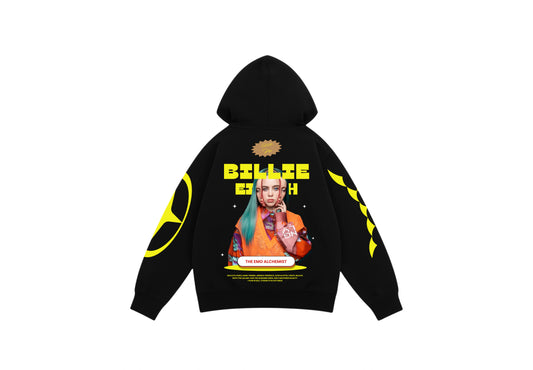 Billie Eilish Black Oversized Hoodie