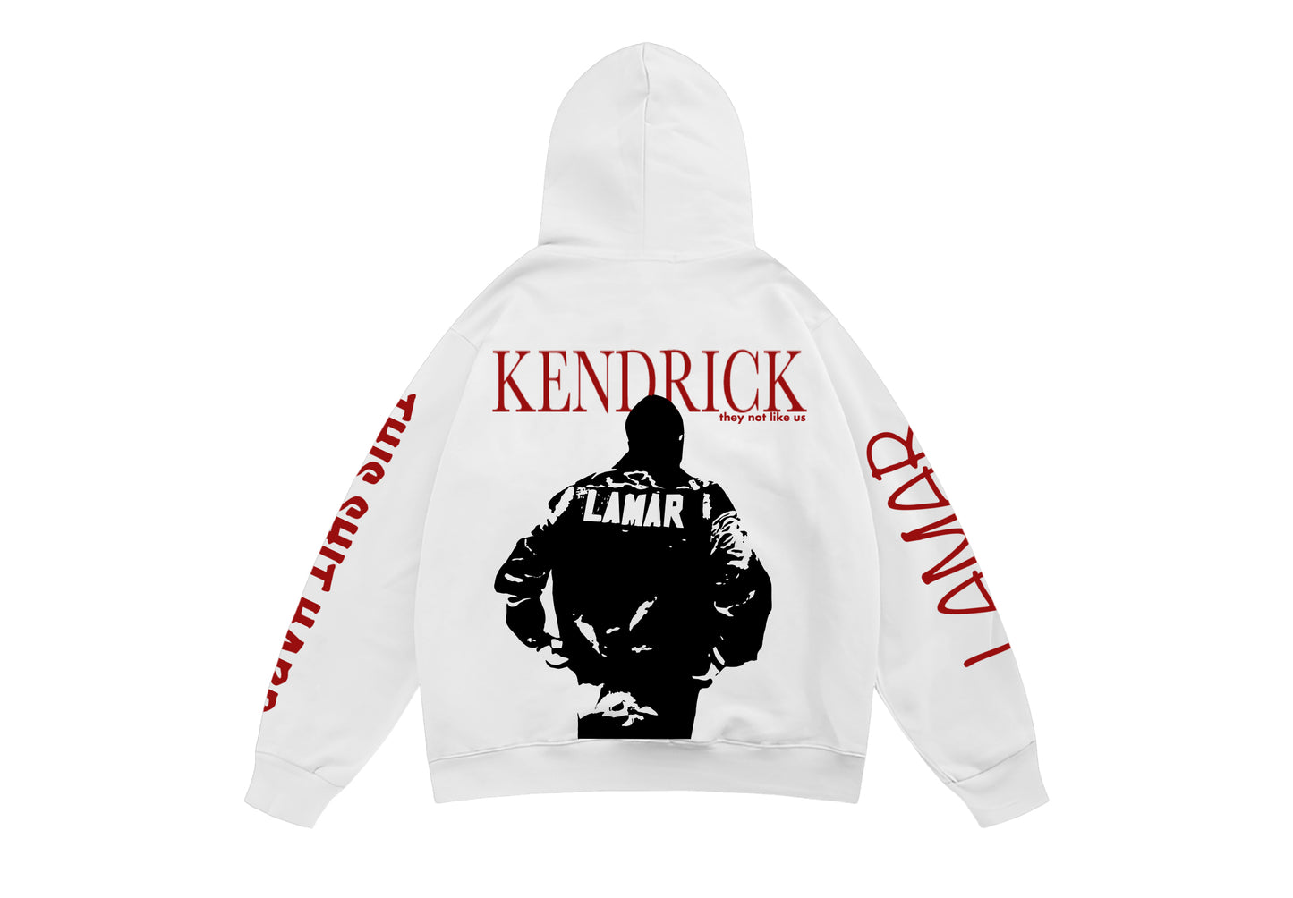 Kendrick White Oversized Hoodie