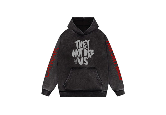 Kendrick Acid Wash Oversized Hoodie