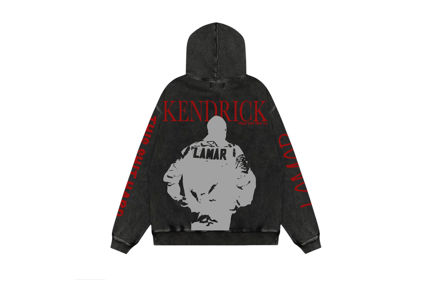 Kendrick Acid Wash Oversized Hoodie