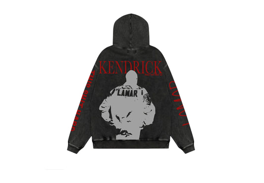 Kendrick Acid Wash Oversized Hoodie