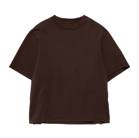 Chocolate Brown Heavyweight Tee