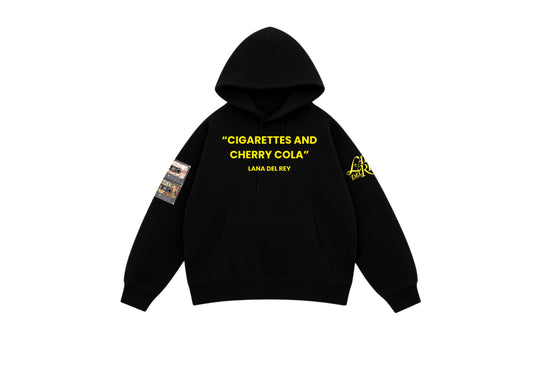 Lana Del Rey Black Oversized Hoodie