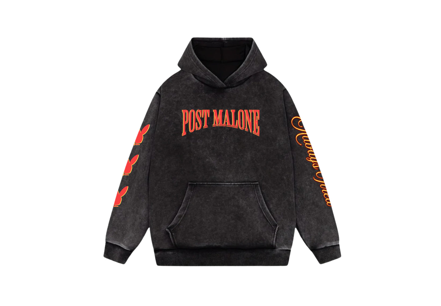 Post Malone Acid Wash Oversized Hoodie
