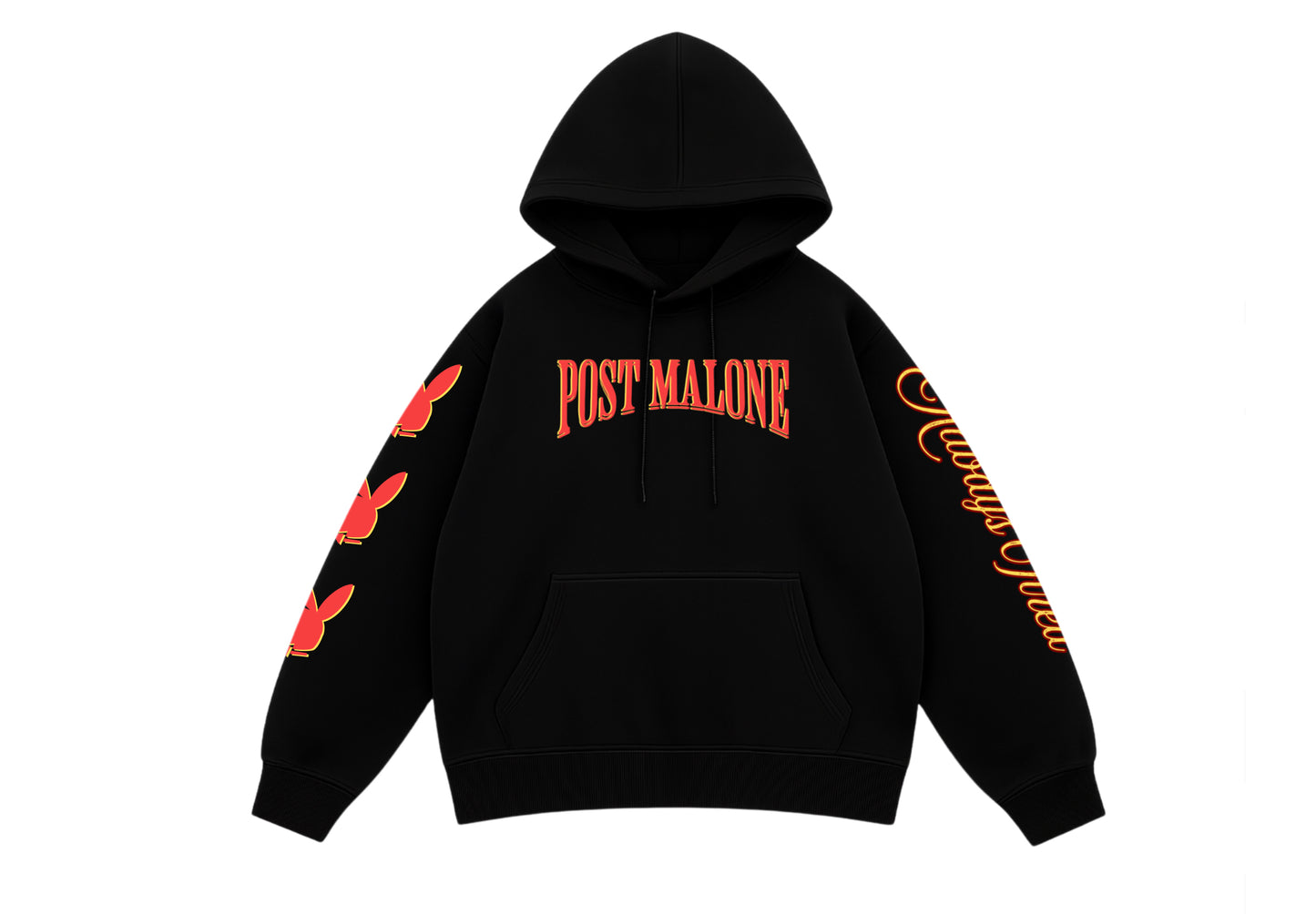 Post Malone Black Oversized Hoodie