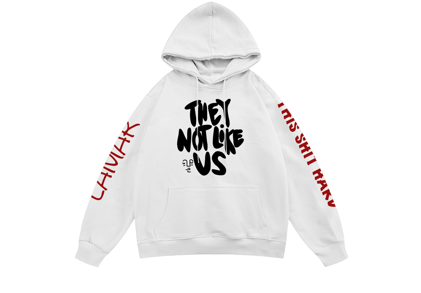 Kendrick White Oversized Hoodie