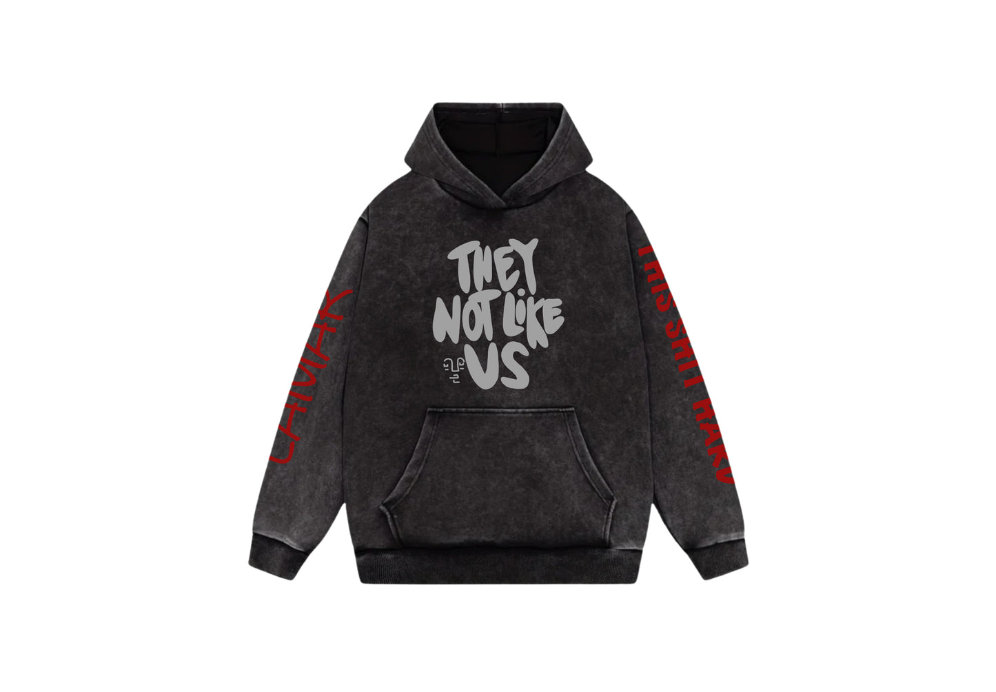 Kendrick Acid Wash Oversized Hoodie