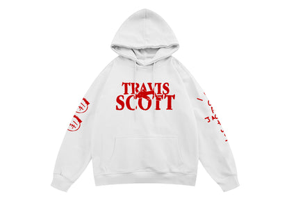Travis White Oversized Hoodie